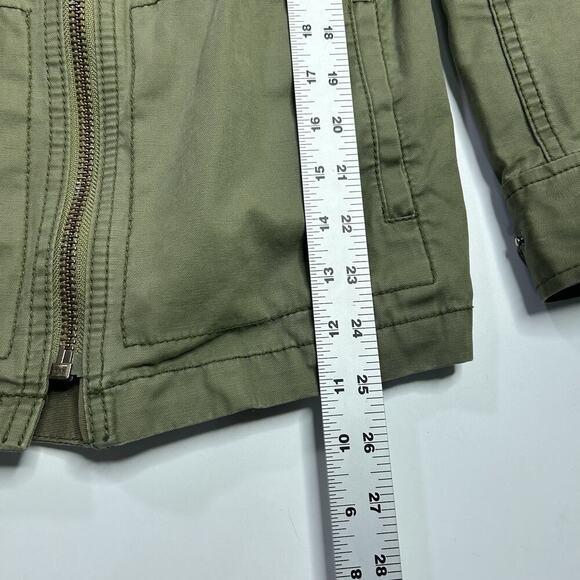 Madewell Fleet Jacket Military Army Green Chore Coat Size XS Canvas Zip Outdoor - Picture 3 of 8
